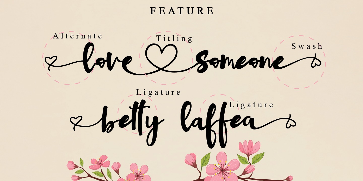 Example font Love Lovely #7